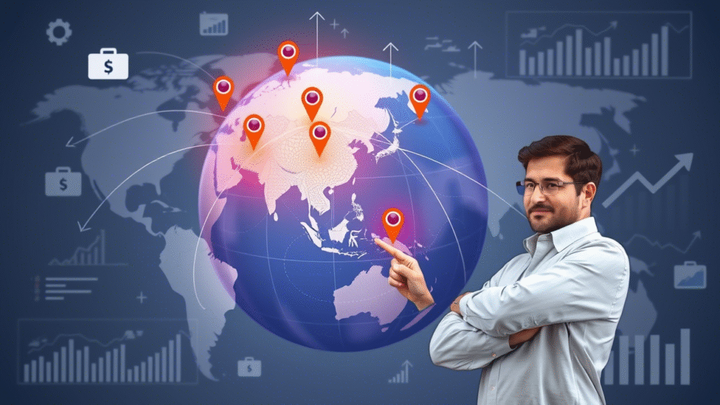 استراتيجية دخول الأسواق الجديدة