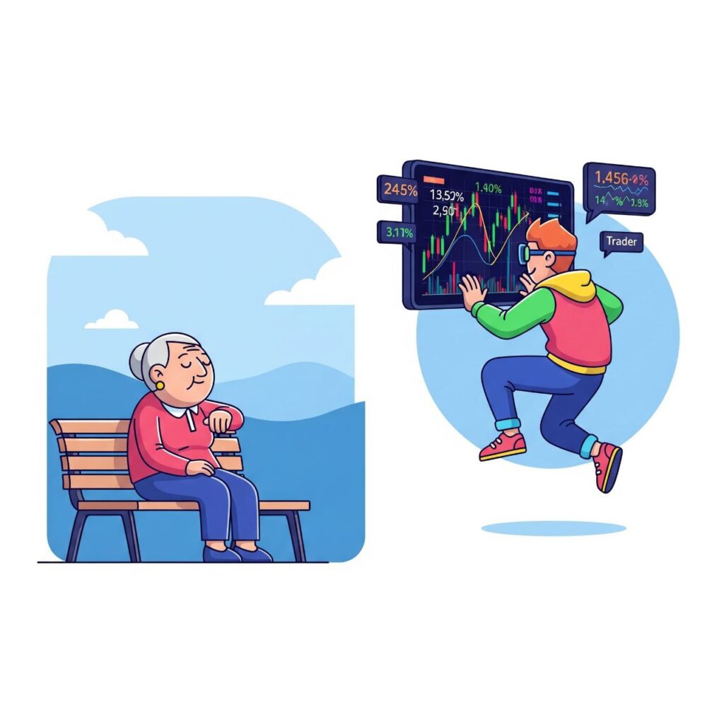 الفرق بين الاستثمار والتداول
